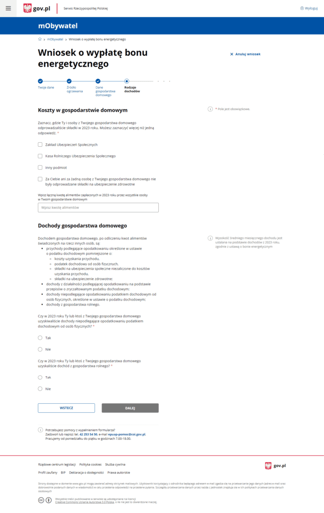 wniosek o bon energetyczny krok 4